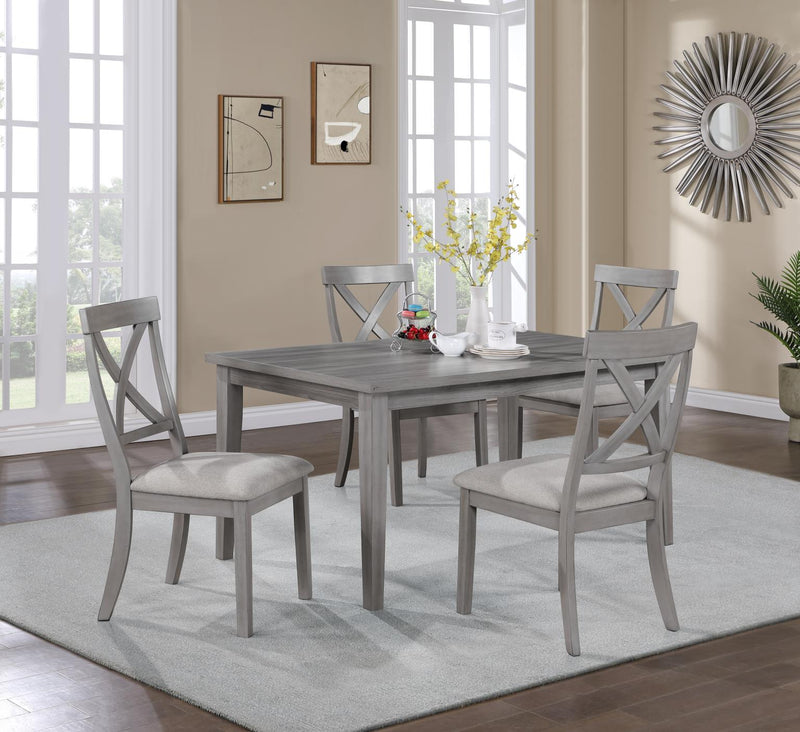 Dining Table & 6 Side Chairs