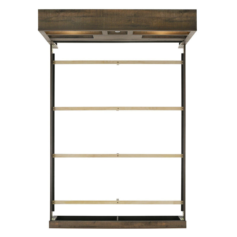 Bailey King Bookcase Panel Bed with Bluetooth