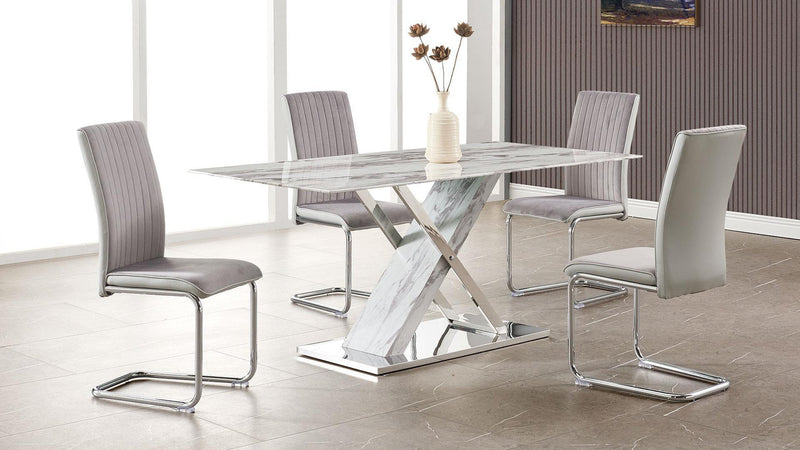5 Piece Dining Room Set (D1274DT+D4957DC-GR)
