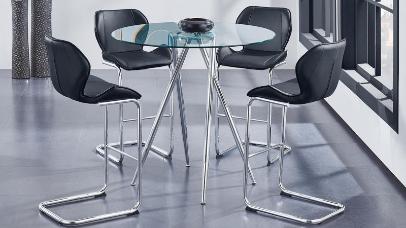 5 Piece Dining Room Set (D1503BT + D1446BS -BL)