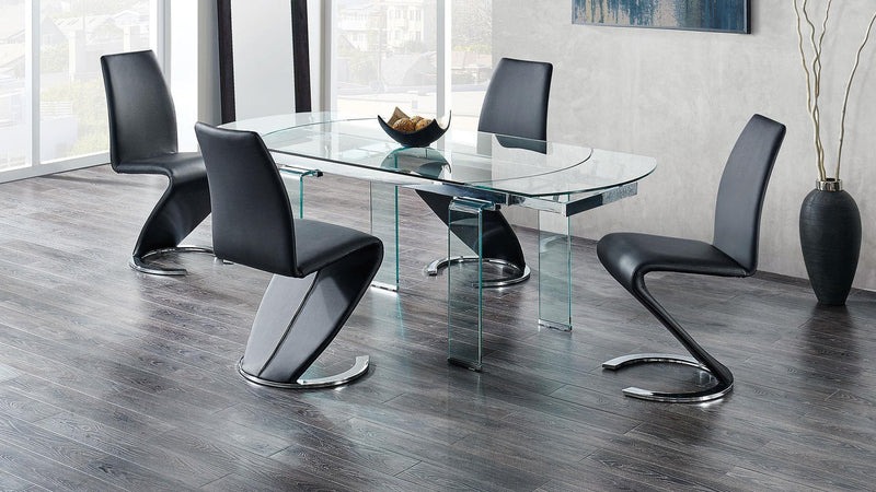 5 Piece Dining Room Set (D2160DT+D9002DC-BL)