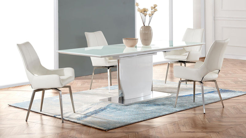 5 Piece Dining Room Set (D2279DT+D4878DC-WH)