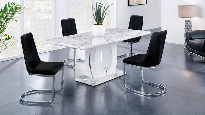 5 Piece Dining Room Set (D894DT+D1067DC-BL)