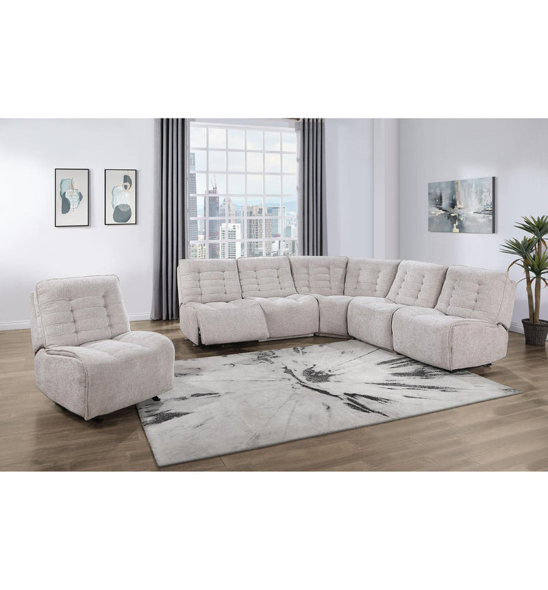 BUILD IT YOUR WAY U6066 CREAM 3 POWER SOFA