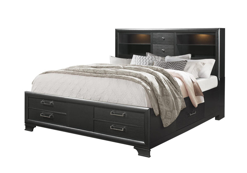 Jordyn Grey King Bed