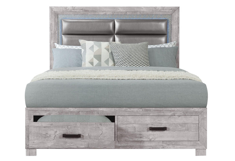 NOLAN GREY QUEEN BED