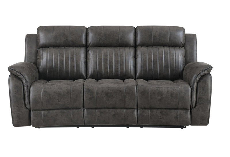 U8517 GREY RECLINING SOFA