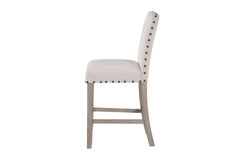 D1622 WHITE BAR STOOL