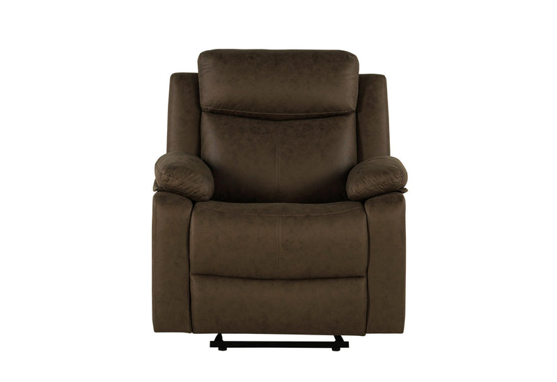 U6026 DARK BROWN 5 GLIDER RECLINER