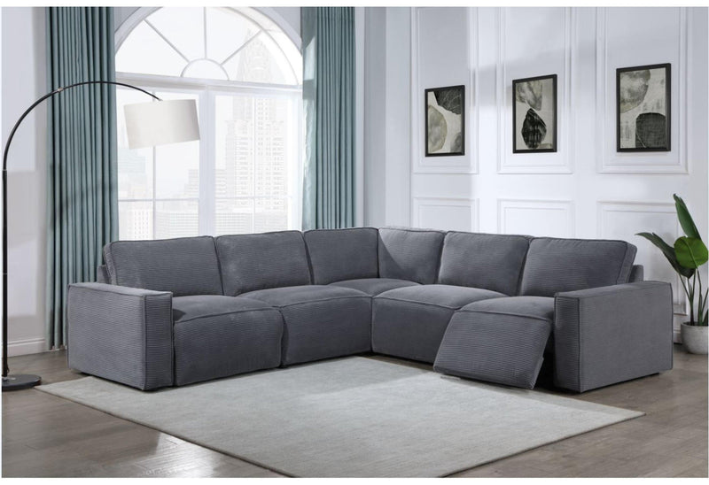 U8177 CHARCOAL PWR SECTIONAL(SOFA)