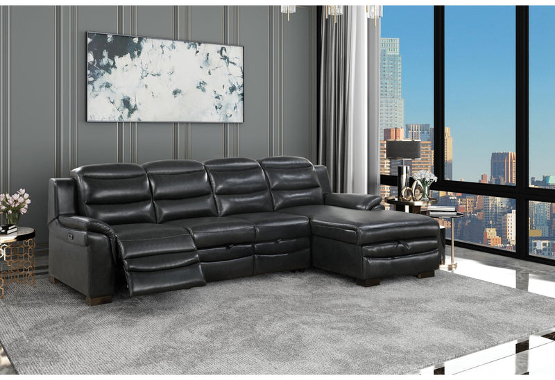U8518 BLANCHE CHARCOAL SOFA BED WITH USB
