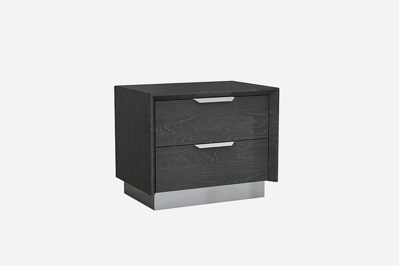 J&M Furniture Monte Leone Night Stand in Grey