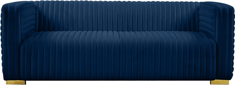 Ravish Navy Velvet Sofa