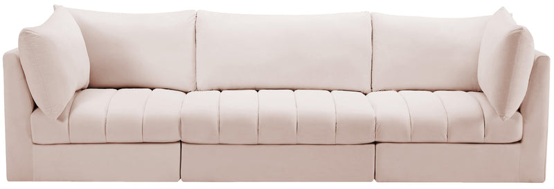 Jacob Pink Velvet Modular Sofa