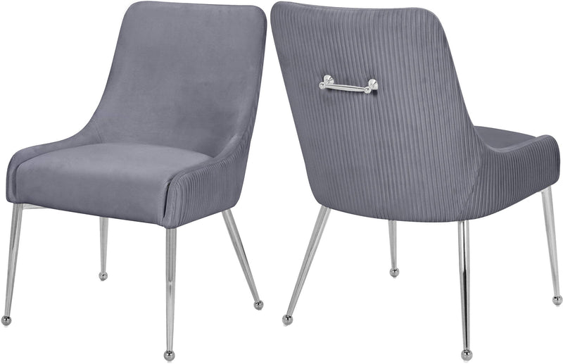 Ace Grey Velvet Dining Chair