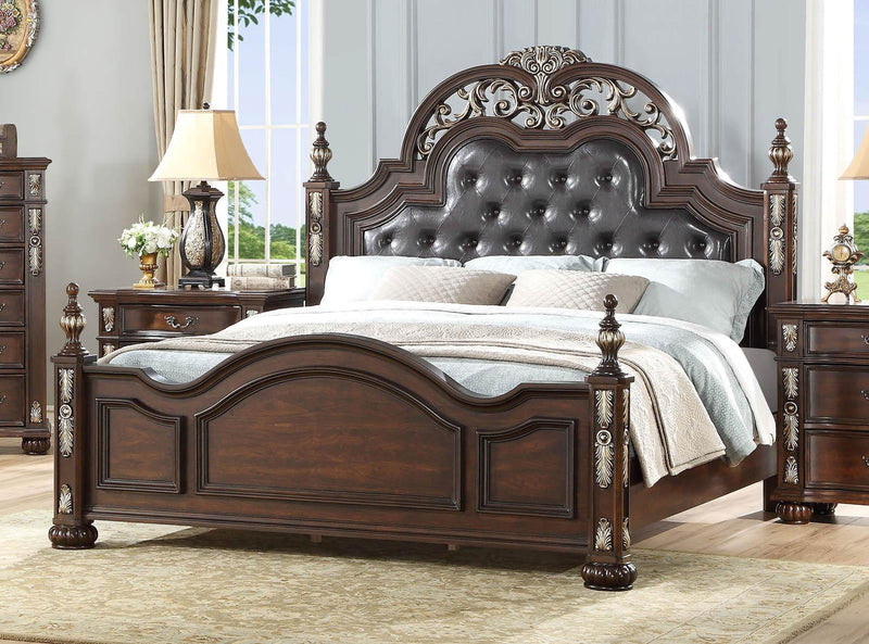 New Classic Maximus Queen Panel Bed in Madeira