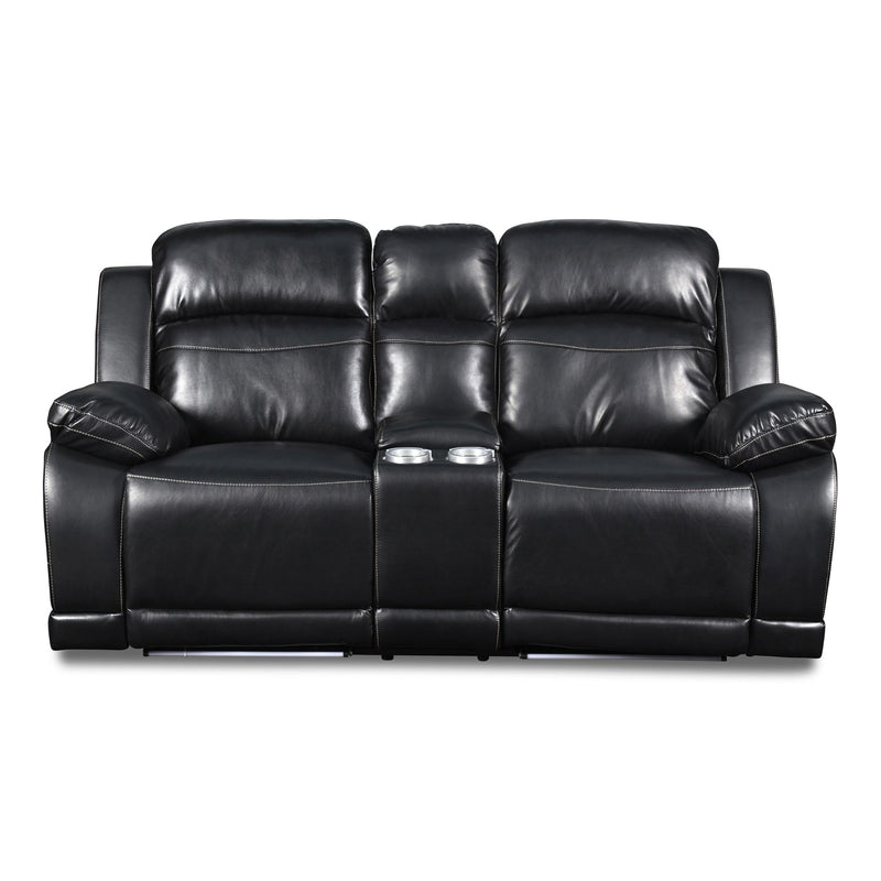 VEGA CONSOLE LOVESEAT - PREMIER BLACK