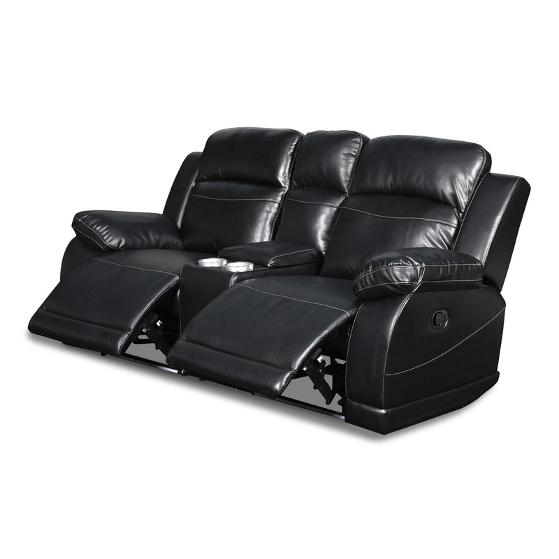 VEGA CONSOLE LOVESEAT - PREMIER BLACK