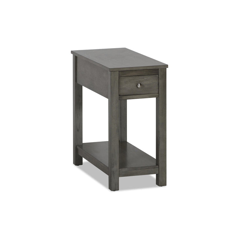 NOAH END TABLE WITH DRAWER-GRAY