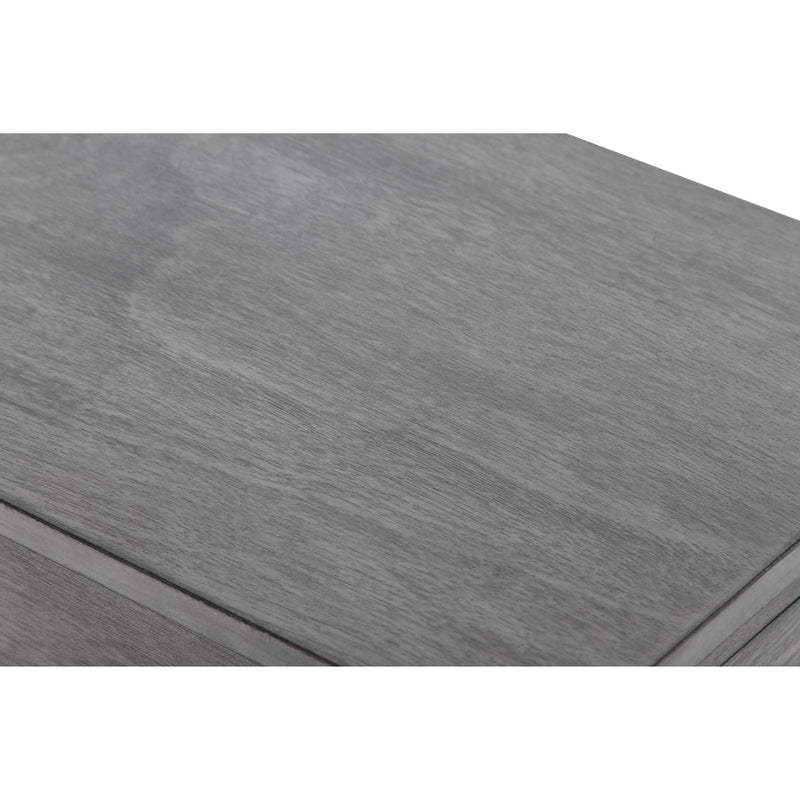 NOAH END TABLE WITH DRAWER-GRAY