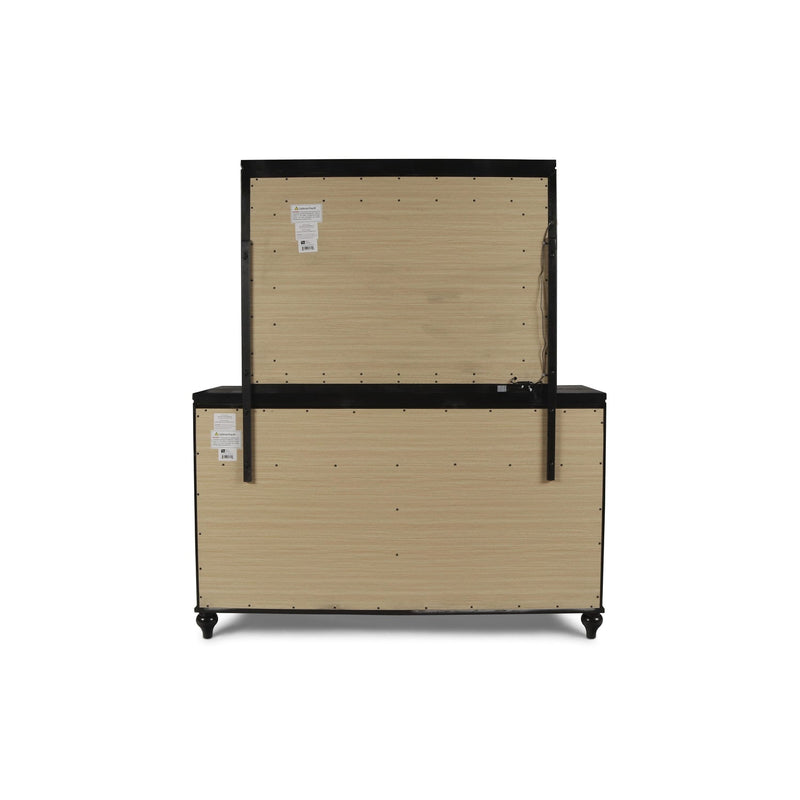 VALENTINO LIGHTED MIRROR-BLACK