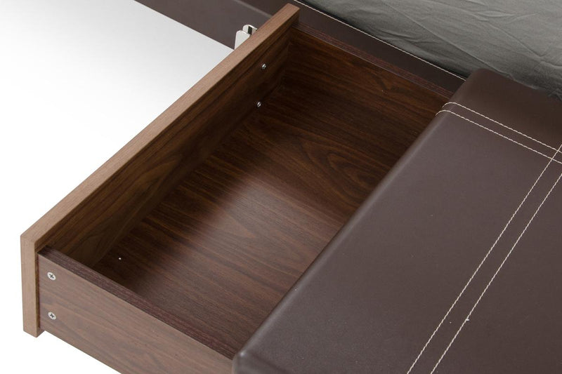 Nova Domus Ria Contemporary Brown Eco Contemporary Nightstand