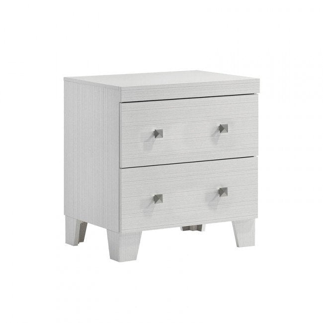 Elements International Belinda Youth Nightstand in White