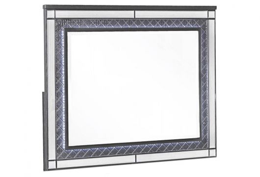 Crown Mark Refino Mirror in Gray
