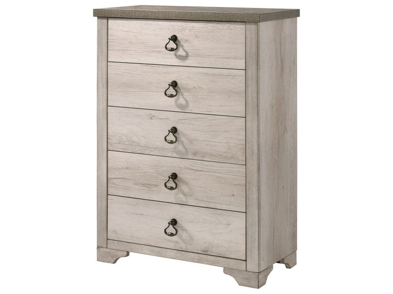 Crown Mark Patterson Chest in Driftwood Grey