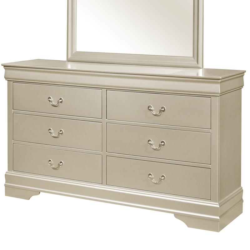 Crown Mark Louis Philip Dresser in Champagne