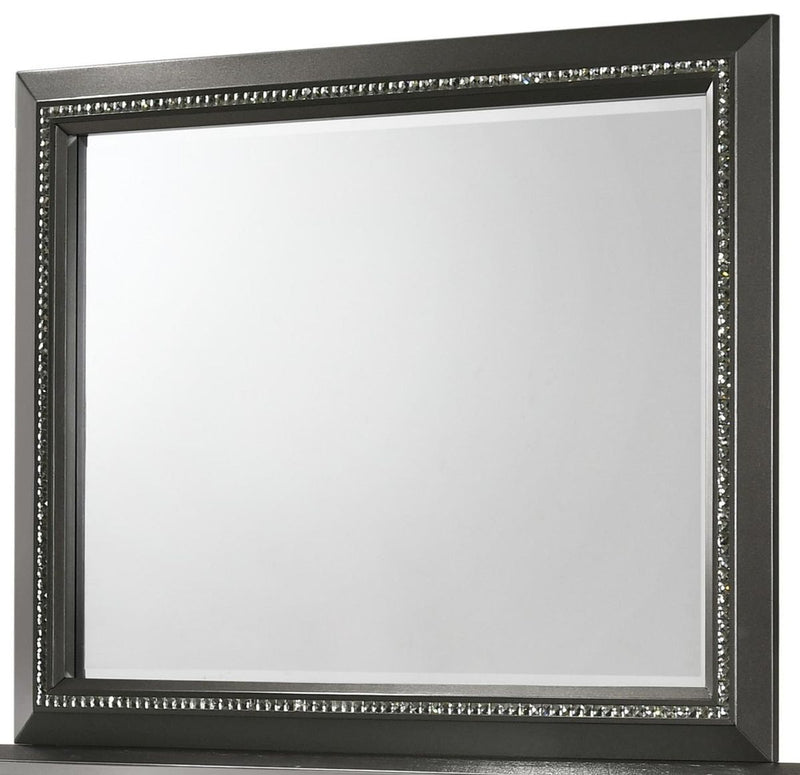 Crown Mark Micah Mirror in Black