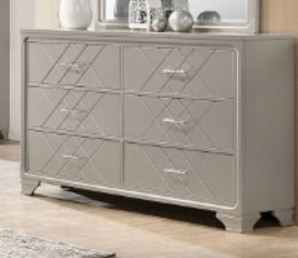 Crown Mark Phoebe Dresser in Silver
