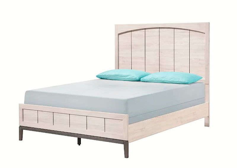 Crown Mark Furniture Veda King Panel Bed in Beige B3300-K