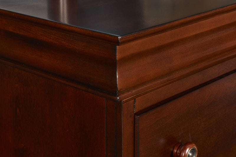 New Classic Furniture Versaille Cherry Dresser And Mirror