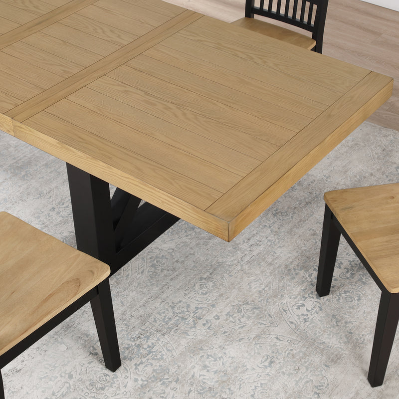 Steve Silver Magnolia Brown 5pc Dining Set