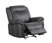 Acme Furniture Zubaida Dark Gray Power Motion Glider Recliner