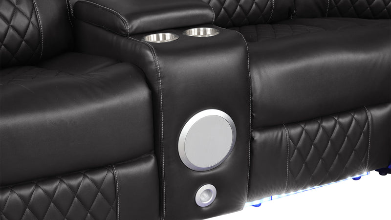 Galaxy Home Lacrosse Ice Reclining Sectional