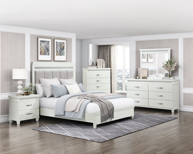 Home Elegance Kidman White Dresser