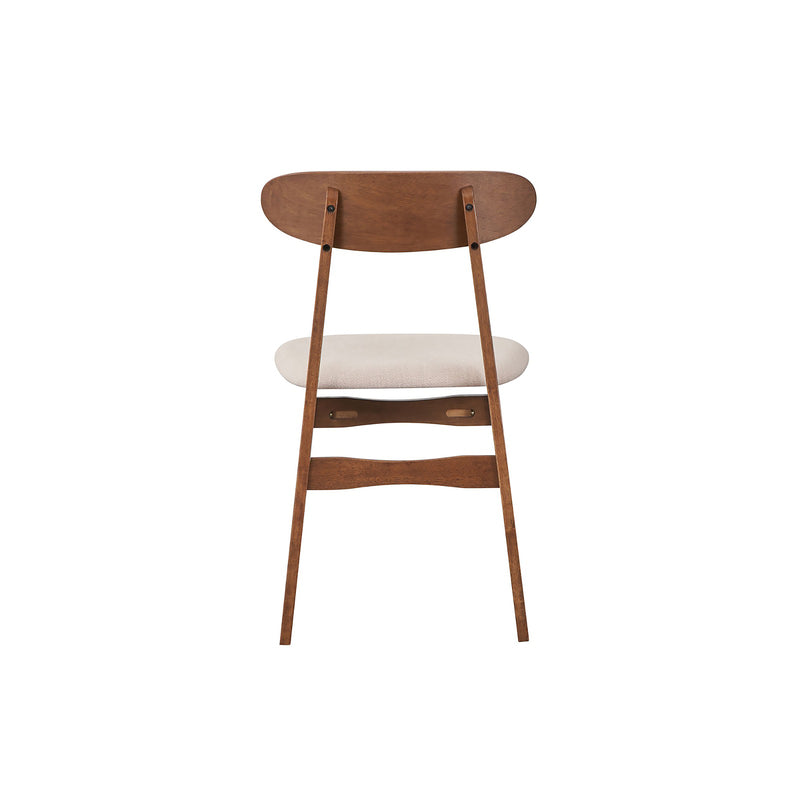 2 New Classic Furniture Morocco Walnut Brown Green Dining Chairs