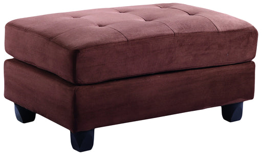 Glory Furniture Malone Chocolate Ottoman