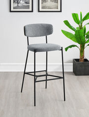2 Coaster Furniture Elison Grey Pub Height Bar Stools