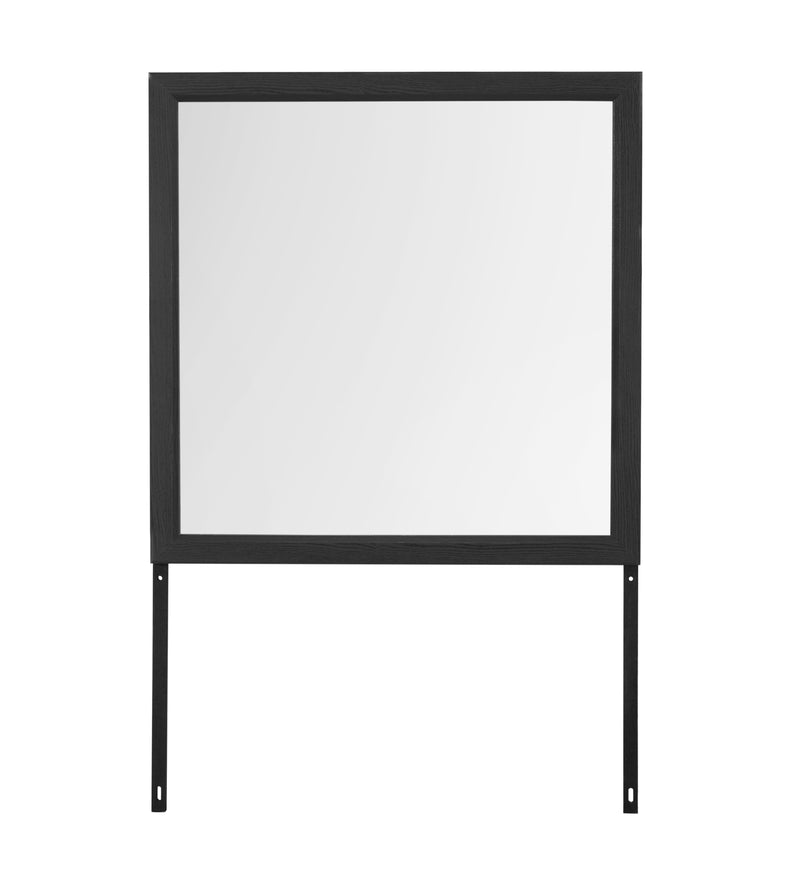 Global Furniture Lisbon Black Grey Mirror
