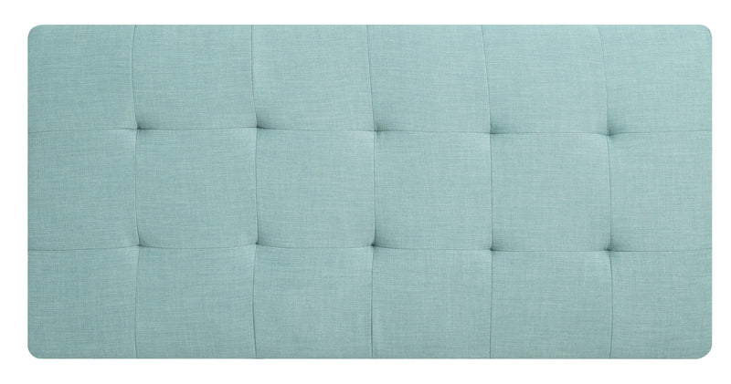 Glory Furniture Riveredge Teal Fabric Milan Ottoman