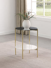 Coaster Furniture Jonelle Smoke Grey End Table