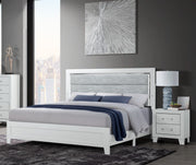 Global Furniture Luccia White Nightstand
