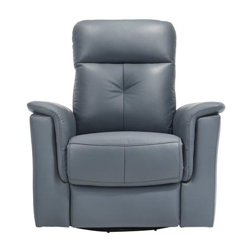 Home Elegance Bristow Blue Gray Swivel Glider Reclining Chair