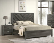 Crown Mark Valor Grey Night Stand