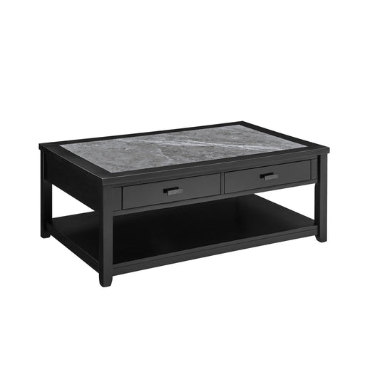 Steve Silver Garvine Black Gray Coffee Table