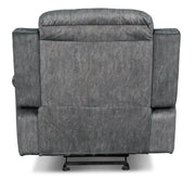 New Classic Furniture Tango Gray Glider Recliner