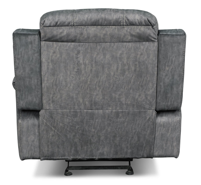 New Classic Furniture Tango Gray Glider Recliner